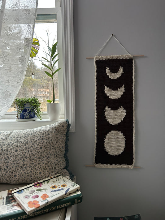 Moon phase tapestry