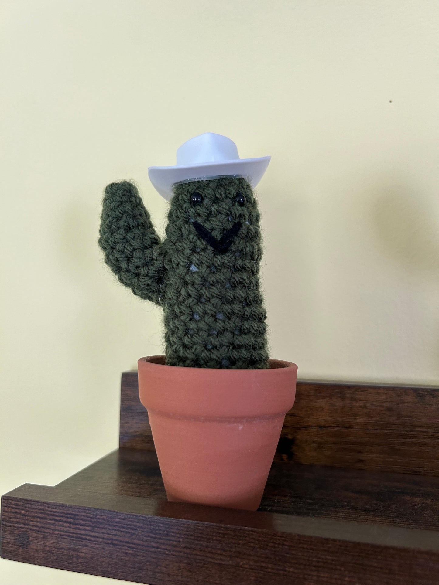 Crochet desk cactus